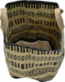 img 2 attached to Large Jute Storage Basket - Perfect For Blankets, Shoes, Books & More!
