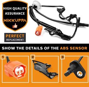 img 3 attached to 🚗 MIKKUPPA Front Right Passenger Side ABS Wheel Speed Sensor Replacement | Honda Accord & Acura TSX (03-08)