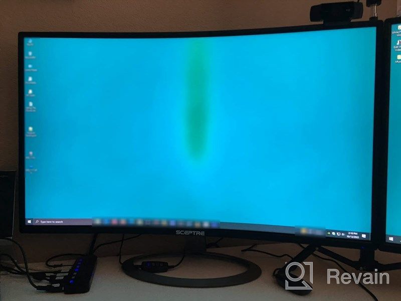 img 1 attached to Sceptre C325B 185RD: Curved Screen with DisplayPort, FreeSync, Blue Light Filter, and Built-In Speakers review by Joel Kuzuhara