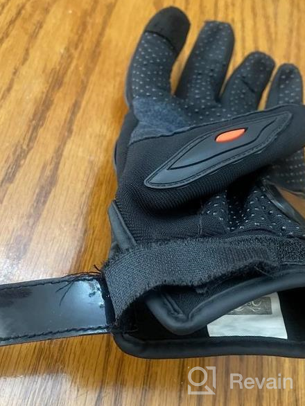img 1 attached to Red L Motorcycle Gloves: Breathable, Touchscreen & Anti-Slip For Men Women | Hard Knuckles Protection For Motocross, BMX ATV MTB Cycling, Road Racing - COFIT review by Richard Carroll