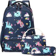 rainbow glitter backpack preschool daypack logo