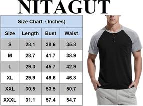 img 1 attached to 👕 NITAGUT Men's Summer Casual T-Shirts with Placket - Top Choice in Men's Clothing Shirts