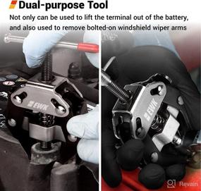 img 2 attached to 🔧 Easily Remove Battery Terminals and Wiper Arms with EWK Terminal Puller and Removal Tool