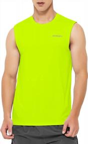 img 4 attached to DEMOZU Men'S Quick Dry Sleeveless Athletic Tank Top For Running, Workouts, Swimming, Beach, And Muscle Training - Available In Big And Tall Sizes