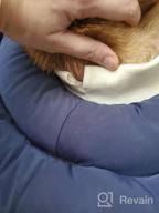 img 1 attached to Water-Resistant Soft Adjustable Protective Dog Neck Donut E-Collar For Small And Medium Dogs And Cats After Surgery - ARRR Comfy UFO Pet Recovery Collar Safe Alternative Cone (Navy, S) review by Emmanuel Nguyen
