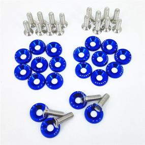 img 3 attached to 20 PCS XYC Sports Billet Aluminum Fender Washer Engine Bay Dress Up Kit CNC Billet Aluminum Fender Washer Engine Bay Dress Up Kit (Blue)