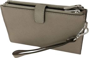 img 2 attached to Michael Kors Travel Wristlet Saffiano Women's Handbags & Wallets via Wristlets