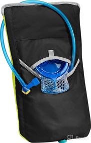 img 1 attached to Camelbak Arete 18 Hydration Pack 🎒 - Ultimate Water Storage Solution, Black/Silver, 50 oz.