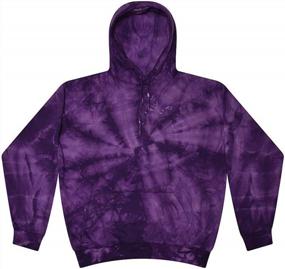 img 1 attached to Tie Dye Pullover Hoodie For Youth & Adults - Colortone Brand