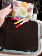 img 1 attached to Magna PP Portable Writing Board For Kids: Leather Surface Erasable Drawing Pad Toys, Road Trip Car Travel Airplane Activities Game - Perfect Gift For Boys & Girls Ages 4-8! review by Michael Ramu