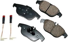 img 1 attached to Akebono-EUR1341 Grey Brake Pad Set: Superior Performance and Reliability