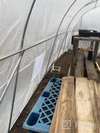 картинка 1 прикреплена к отзыву YOLENY 20' X 10' X 7' Greenhouse: Large Portable Walking Tunnel Tent For Gardening & Plant Hot House - White от Johnny Murphy