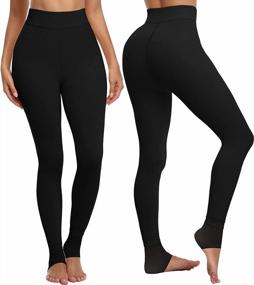 img 3 attached to Winter Women'S Fleece-Lined Leggings With Thick Velvet Material - Thermal Pants For Maximum Warmth
