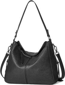 img 4 attached to CLUCI Handbags Leather Crossbody Shoulder Women's Handbags & Wallets ~ Hobo Bags