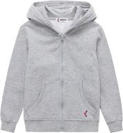 kowdragon sweatshirt classic lounging full zip - fashionable boys' hoodies & sweatshirts logo