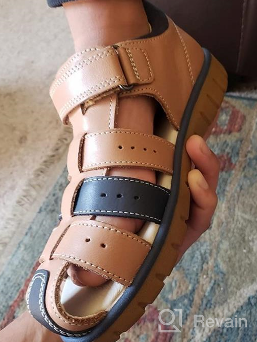 img 1 attached to 👟 Clarks Kids' Unisex Fisherman Sandal review by Robert Dickinson