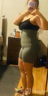 img 1 attached to Women'S High Waisted Tummy Control Shapewear Shorts Butt Lifter Thigh Slimmer Waist Trainer By FeelinGirl review by Josh Nat