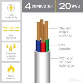 img 3 attached to Armacost Lighting 774200 LED Lighting Cable 20-Gauge – Multi, 26ft