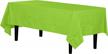 luscious lime green: 12-pack of premium rectangle tablecloths (54in. x 108in.) for any occasion logo