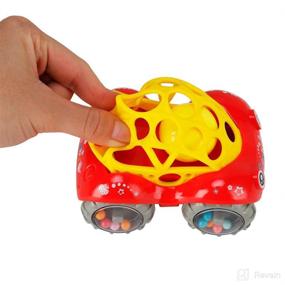 img 1 attached to 🚗 Rattle & Roll Car: Fun Infant Toys for 3 - 12 Months Old Boys and Girls, 5 Inch Vehicles (2 Pack)