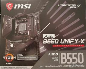 img 8 attached to 💻 MSI MEG B550 Unify-X Gaming Motherboard for AMD AM4 with DDR4, PCIe 4.0, SATA 6Gb/s, Dual M.2, USB 3.2 Gen 2, HDMI, Wi-Fi 6 AX, ATX, and Support for AMD Ryzen 5000 Series Processors