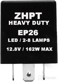 img 1 attached to 🔌 Improved ZHPTAM EP26 LED Flasher Relay for Hazard Warning & Turn Signals, Solving Hyper Flash Flasher, 4-Pin Electronic LED Flasher Relay for Regular Bulbs & LED Lights