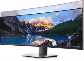img 2 attached to Experience the Ultimate Display with Dell's Led Lit U4919DW Monitor: Curved, 60Hz, HD