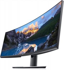 img 4 attached to Experience the Ultimate Display with Dell's Led Lit U4919DW Monitor: Curved, 60Hz, HD