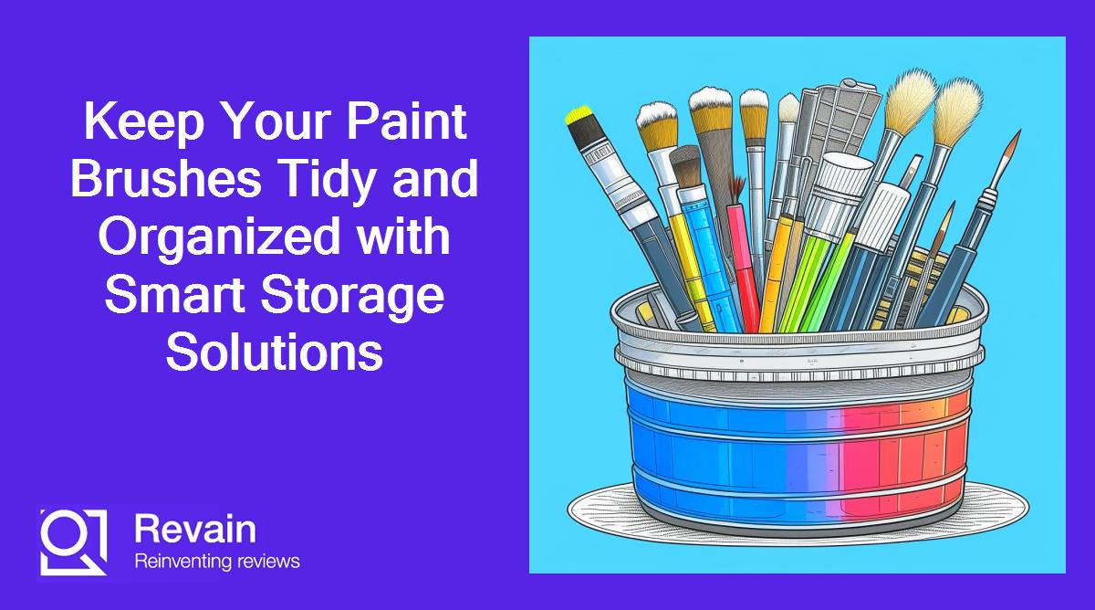 Keep Your Paint Brushes Tidy and Organized with Smart Storage Solutions