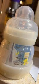 img 6 attached to Попрощайтесь с коликами с детскими бутылочками MAM Easy Start Anti Colic - 2 упаковки, легкое переключение груди и бутылочки, уменьшает количество пузырьков воздуха, подходит для новорожденных, матовый / унисекс дизайн