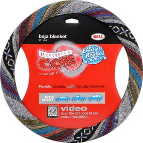 img 2 attached to Enhance Your Driving Experience with the Bell Automotive 22-1-97114-9 Universal Baja Blanket Hyper-Flex Core Steering Wheel Cover