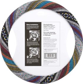 img 1 attached to Enhance Your Driving Experience with the Bell Automotive 22-1-97114-9 Universal Baja Blanket Hyper-Flex Core Steering Wheel Cover