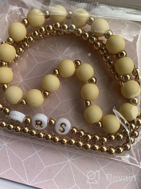 img 1 attached to Future Mrs Bracelet - Personalized Beaded Gift For Bride-To-Be, Bridal Jewelry And Wedding Accessories review by Amy Mcleod