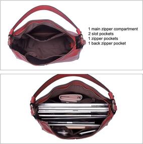 img 2 attached to CLUCI Handbags Leather Crossbody Shoulder Women's Handbags & Wallets : Hobo Bags