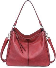 img 4 attached to CLUCI Handbags Leather Crossbody Shoulder Women's Handbags & Wallets : Hobo Bags