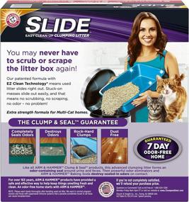 img 3 attached to 14 lb Arm &amp; Hammer Slide Clumping Cat Litter for Multi Cat Households