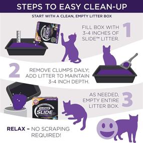 img 2 attached to 14 lb Arm &amp; Hammer Slide Clumping Cat Litter for Multi Cat Households