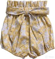 👶 ayiyo baby bubble shorts with bowknot ruffle bloomers - perfect for infant and toddler girls логотип