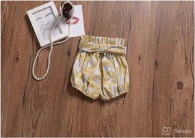 img 1 attached to 👶 AYIYO Baby Bubble Shorts with Bowknot Ruffle Bloomers - Perfect for Infant and Toddler Girls