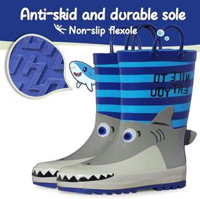 img 2 attached to 🦈 KomForme Animal Boots Shark Little Boys' Shoes – Affordable and Stylish Footwear at Boots