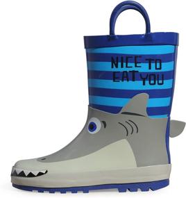 img 4 attached to 🦈 KomForme Animal Boots Shark Little Boys' Shoes – Affordable and Stylish Footwear at Boots