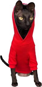 img 1 attached to Kotomoda Sphynx Hoodie Hairless Clothes Cats