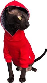 img 4 attached to Kotomoda Sphynx Hoodie Hairless Clothes Cats