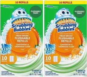 img 1 attached to Scrubbing Bubbles Fresh Refill 10 Count Cleaning Supplies