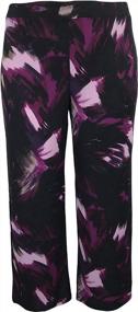 img 2 attached to LEEBE ITY Knit Straight Wide Leg Pant For Women And Plus Sizes - Pull-On Style (Sizes Small To 5X)