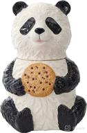 cute ceramic chinese panda cookie jar - enhance your kitchen with pacific trading's charming accessory логотип