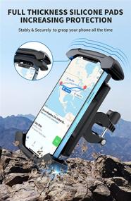 img 3 attached to 📱 MEIDI Motorcycle Phone Mount - Secure Cell Phone Holder for Bikes & Scooters