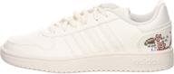 👟 adidas womens hoops sneaker: stylish white women's athletic shoes logo