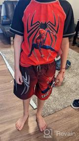 img 5 attached to Marvel Avengers Spider Man 🕷️ Toddler Trunks: the Perfect Swimwear for Boys