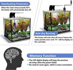 img 3 attached to Aquarium Submersible Temperature Intelligent Controller Fish & Aquatic Pets